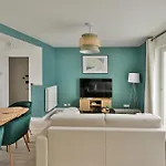 公寓 L'escale Bleue - Balcon Prive - Vue 勒阿弗尔