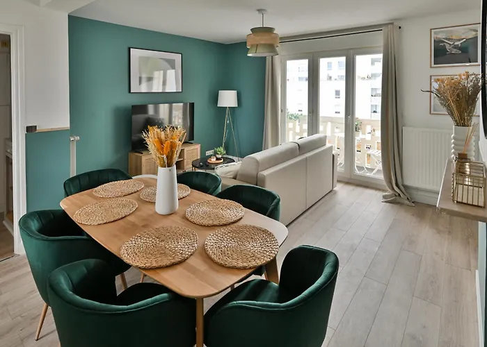 L'escale Bleue - Balcon Prive - Vue Apartament Hawr