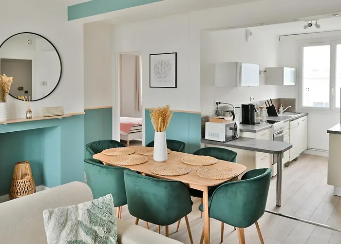 L'escale Bleue - Balcon Prive - Vue Apartament Hawr